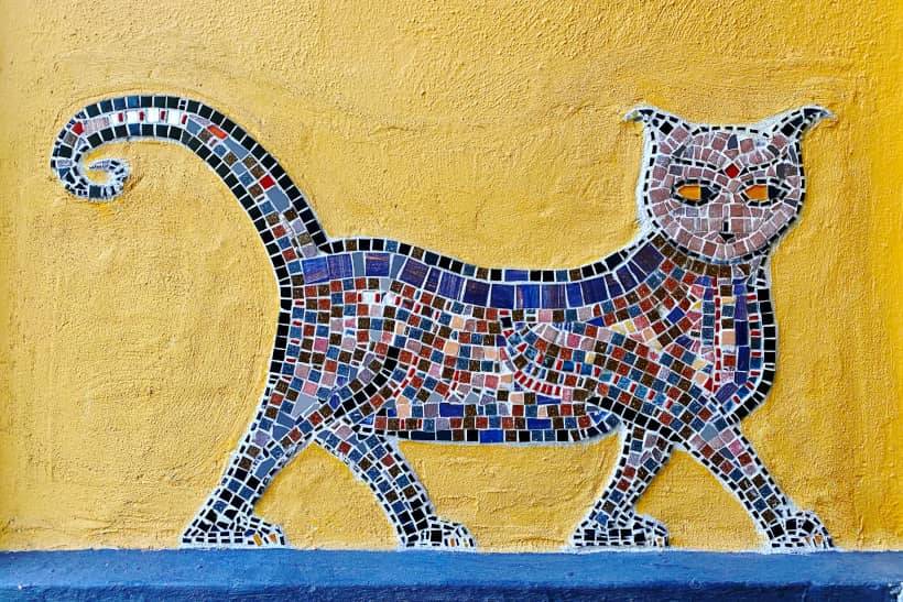 Bekky Bekks cat a mosaic cat