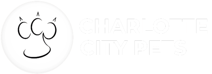 charlotte city pets logo white